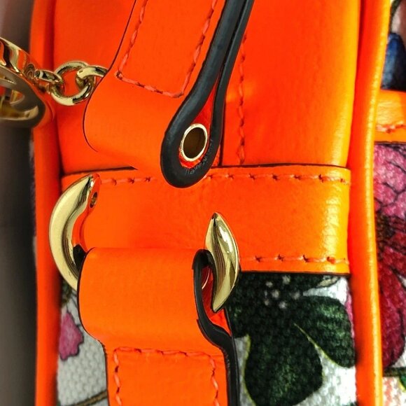 GUCCI 550147 flora Bag Shoulder Bag Canvas/Leather Multicolore/GoldHardware - Picture 4 of 14